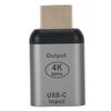 4K 60Hz USB-C zu HD Adapter Aluminiumlegierung Gehäuse HD Adapter Anschluss für Tablet, Telefon, Laptop