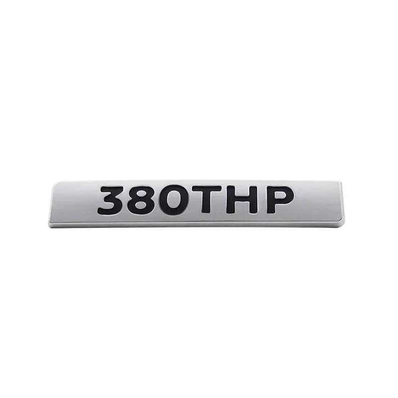 

3D Premium 380THP 380 THP for 2008 3008 4008 5008 207 208 407 508 307 car Fender trunk Rear Bonnet Emblem Sticker Badge