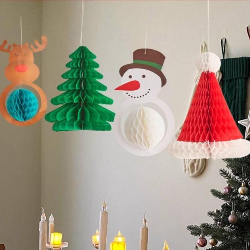 Charming Mini Christmas Tree Paper Decoration For Festive Holiday Celebrations