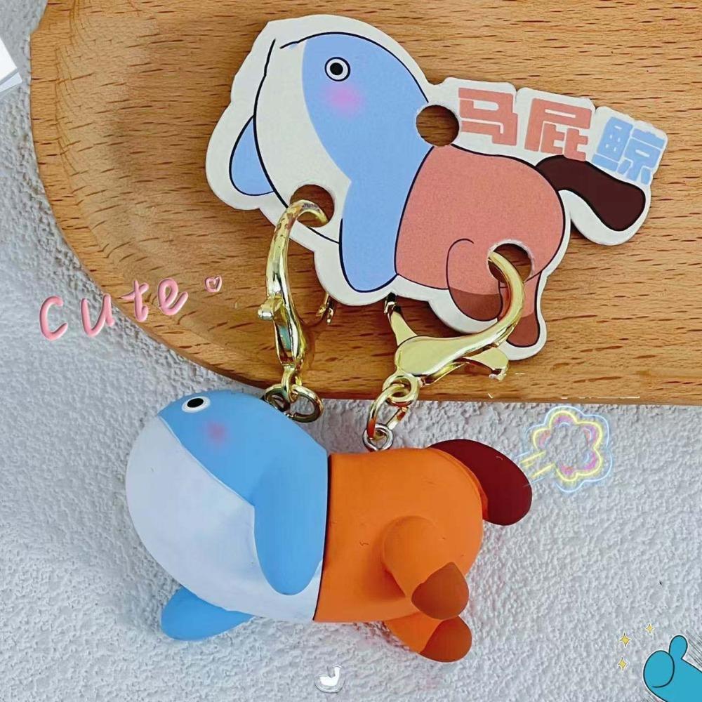 2pcs/set Magnetic Bear Keychains Cat Couple Pendants Funny Bag Charm  Car Key Accessories