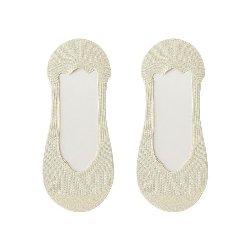 Female Summer Ultra Thin Deodorant Wicking Sweat Shallow Mouth Invisible Non Slip Do Not Fall with Ice Silk Boat Socks