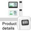 Indoor Outdoor Display Hygrometer Weather Station Air Pressure Measurement Backlight Display Low Power Reminder