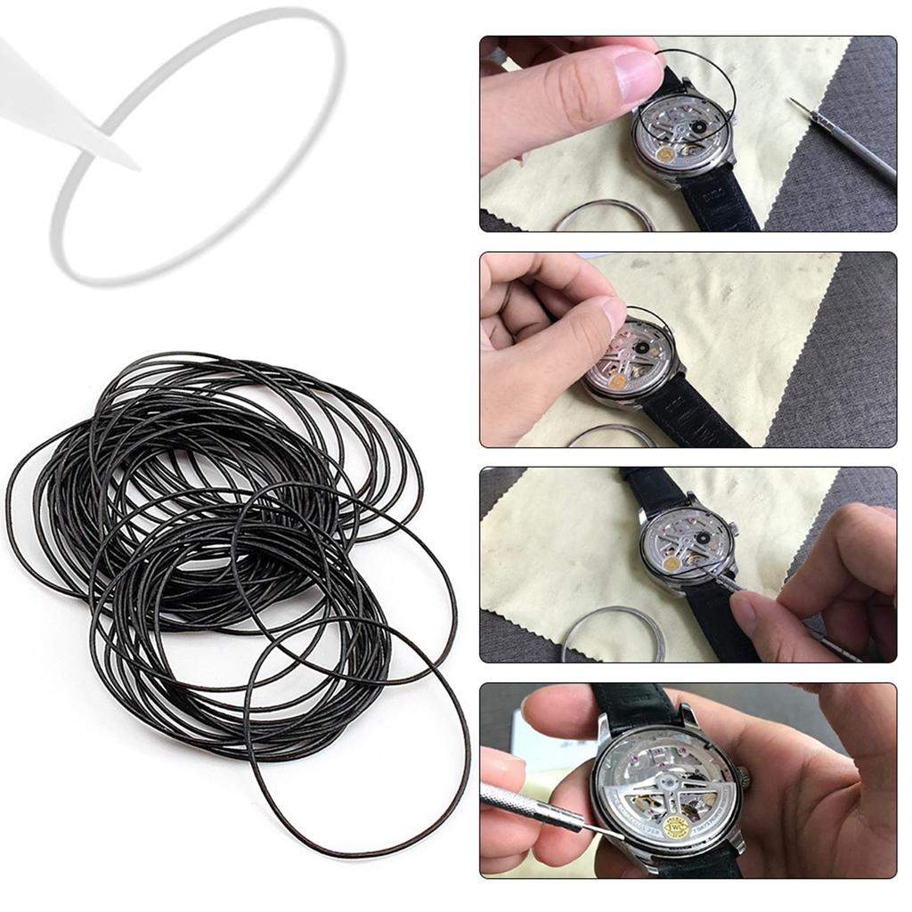 950pcs Bag ORing Watch Back Case Bottom Cover Waterproof Ring Watch Repair Tool(0.5mm )