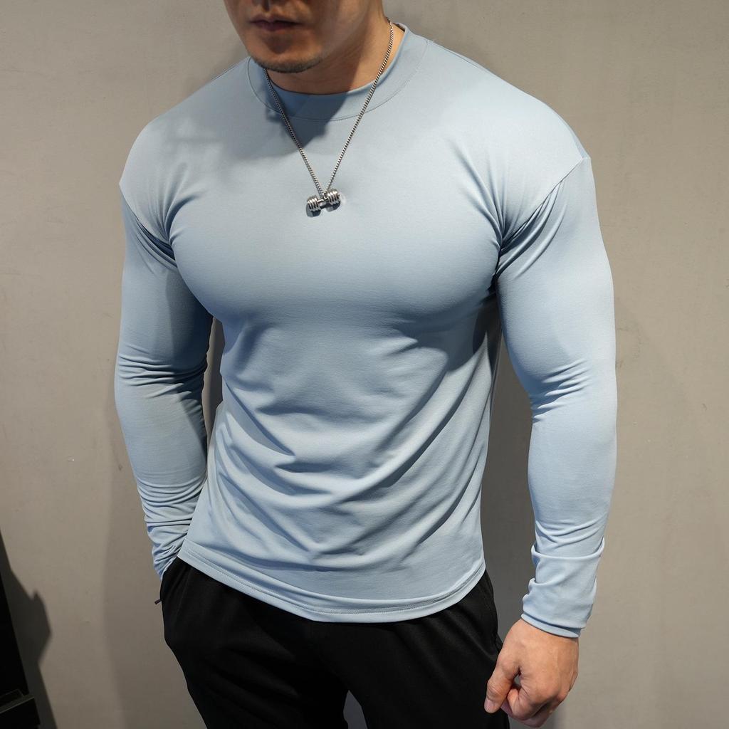 Herren Hoodie mit hohem Stretchanteil, schmaler Passform und schnelltrocknenden Eigenschaften - Atmungsaktives Herbst Winter Fitness Oberteil mit langen Ärmeln