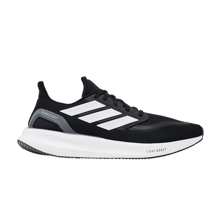 adidas Pureboost 5 Основной черный Облачно-белый Серый 36.5