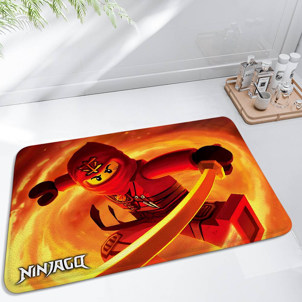 Cartoons-r-Ninjagos-cool Floor Mats Carpet For Living Room Decor Lounge Area Anti-slip Foot Mat Entrance Doormat