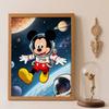 Diamond Art Painting Kit Mickey Space Handmade Diy Gifts, Wall Art Crafts, Home Room Decoration