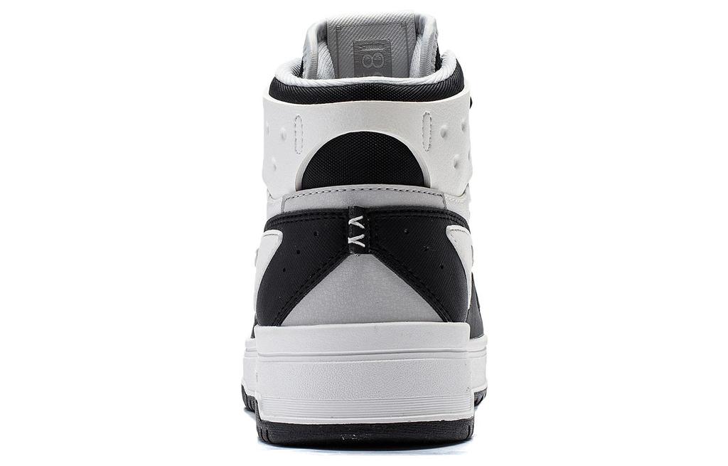 Li Ning Mountain Origin 2.0 Slip Resistant Abrasion Resistant High top Skateboard Shoes Women's Black White AGCT346-1