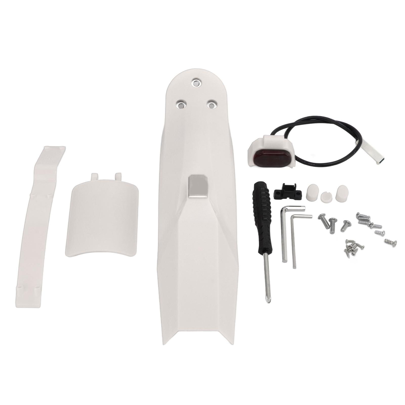 ZHIKAN Scooterband Achterspatbord Achterlicht Kit met Kentekenplaathouder voor