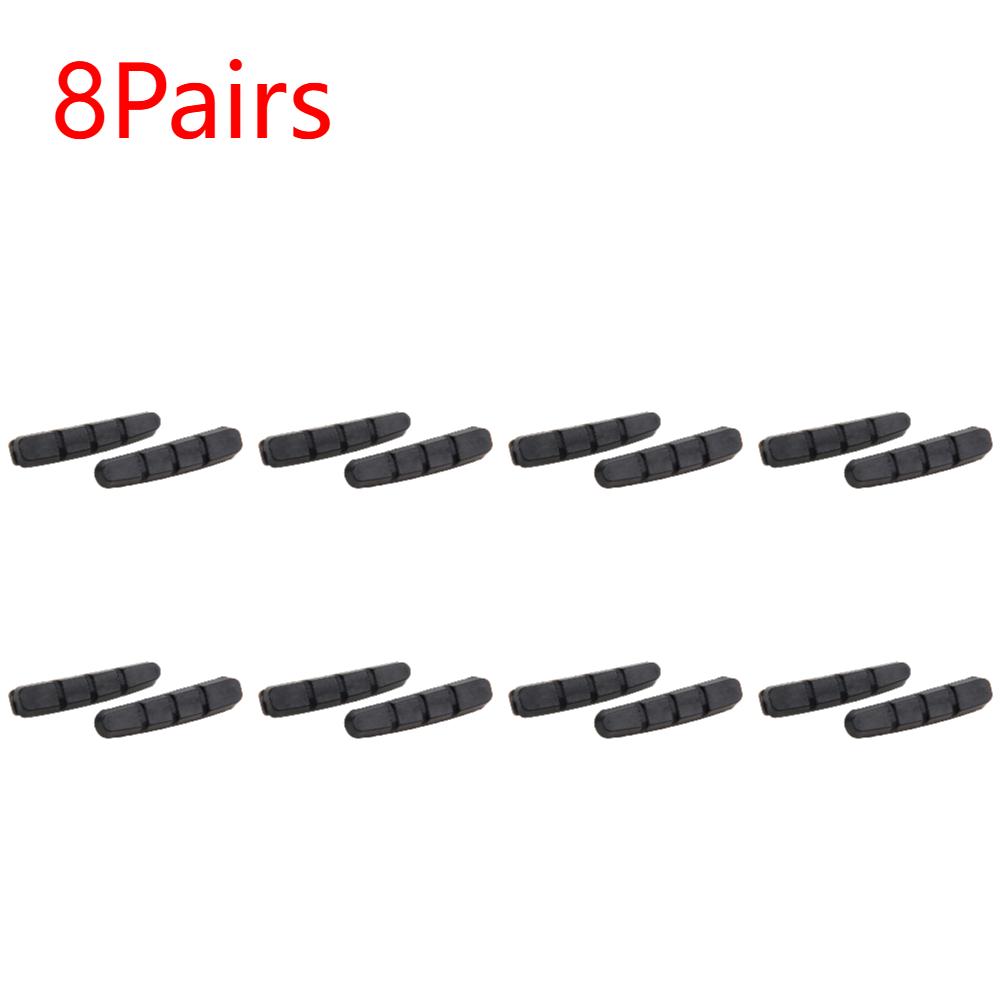 1-10Pairs Brake pads for Alloy Rims Dura Ace Ultegra 105 Rubber V Brake Blocks Road Bike Brake Pads Outdoor Cycling Accessories