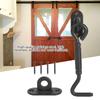 Heavy Sliding Door Latch Stainless Steel Hook Eye Latch Accessory Barn Door Lock Screen Doors