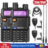 Baofeng UV5R True 8W Portable Walkie Talkie Long Range VHF/UHF Dual Band Rechargeable Two Way Radio Amateur for Camping Hunting