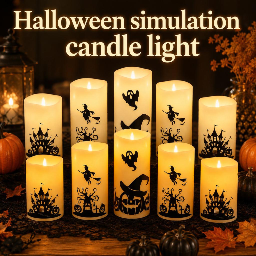 Candle Lights for Halloween Party Decorations, Ambient Lighting for Scene