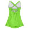 Women's V-neck Sexy Ruffle One-piece Swimsuit