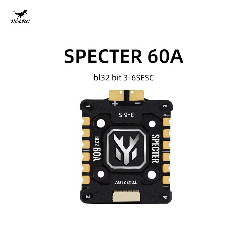 

HGLRC SPECTER 60A 3-6S BL32 4-in-1 FPV ESC (CN version)