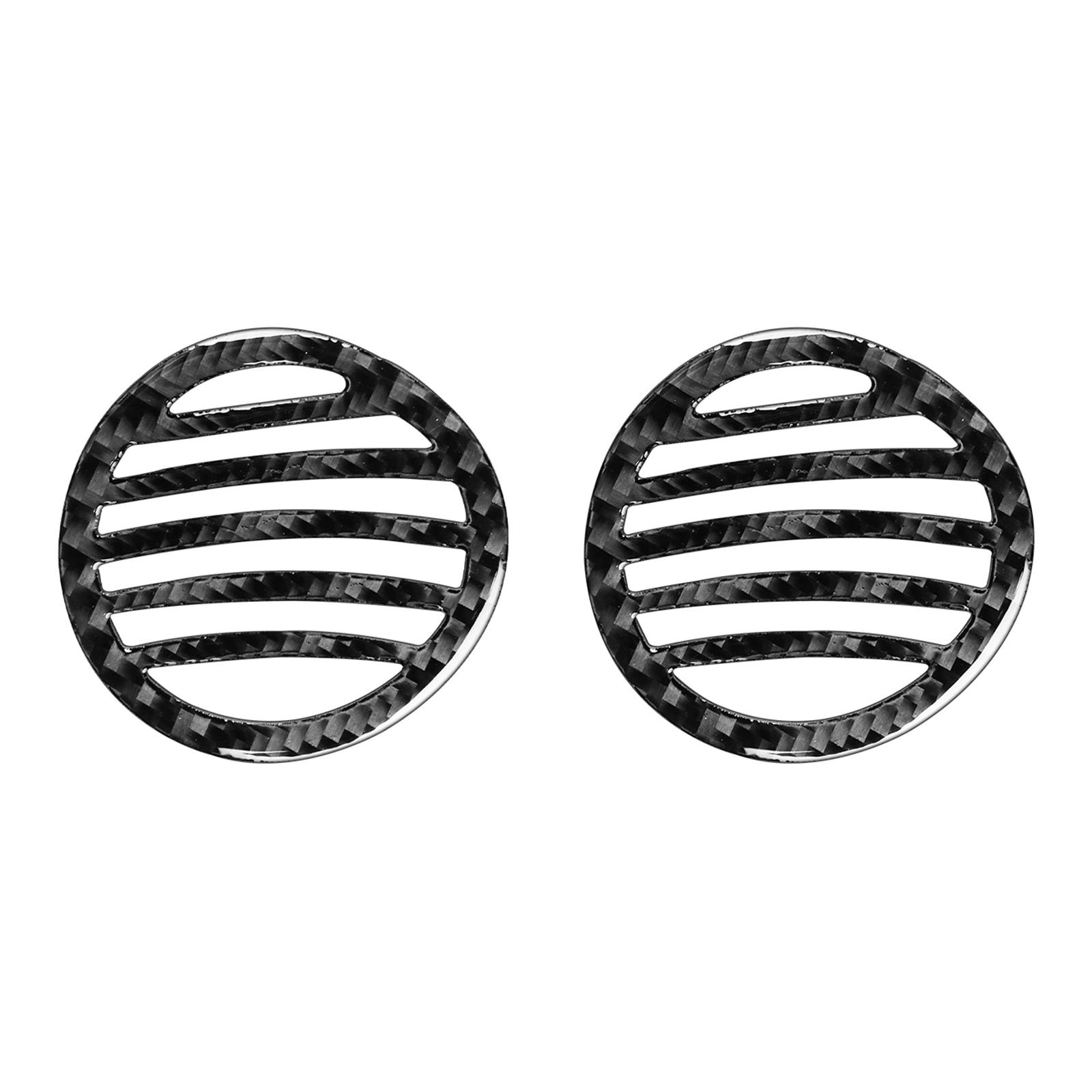 

Наклейки на рамку панели воздуховыпускного отверстия из углеродного волокна, декоративные аксессуары для салона автомобиля, подходящие для 500