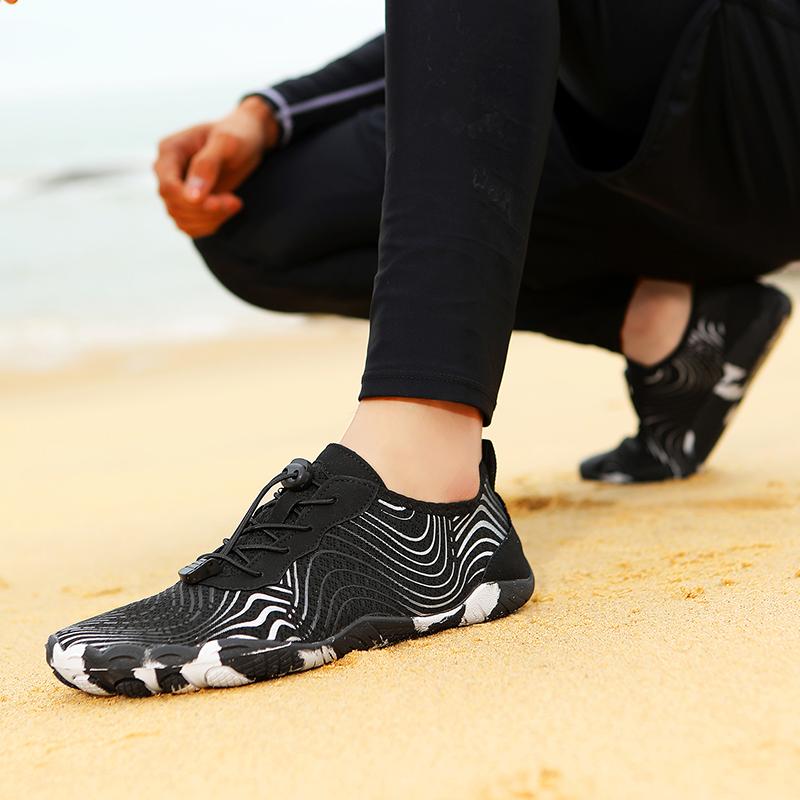 Quick Dry Aqua Sneaker Unisex Light Breathable Water Sports Shoes Non-slip Soft Wading Footwear for Surfing Fishing Canyoning