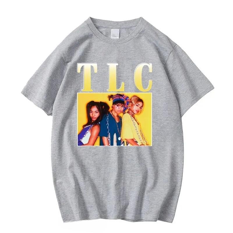 Tlc Unisexga Vintage Unisex Black Tshirt Unisex Tshirts Casual Retro Graphic T Shirts T Shirt Unisex Women Tees Tops