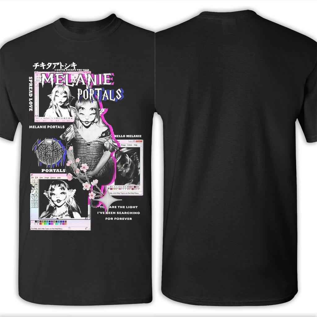 Melanie Martinez Portals Unisexs T Shirts Unique Tees Short Sleeve Round Neck TShirts 100 Cotton Birthday Present Clothes