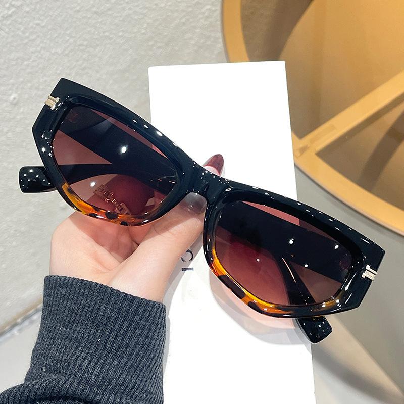 Irregular Cat Eye Sunglasses Rice Nail Sunglasses Fashion Sunglasses Ladies Retro Ins Sunscreen Retro