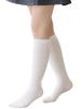 Maison Peony Compression Cotton High Made in Japan Socks, Blend, Winter, Airplane, In-Flight, Warm, 22-26cm Socks, Work, Below-the-Knee, Unisex,