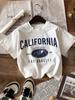 Летняя женская футболка California в американском винтажном стиле, топы с круглым вырезом, футболки, модная одежда Лос-Анджелеса, женская повседневная уличная одежда, топ в стиле Y2K