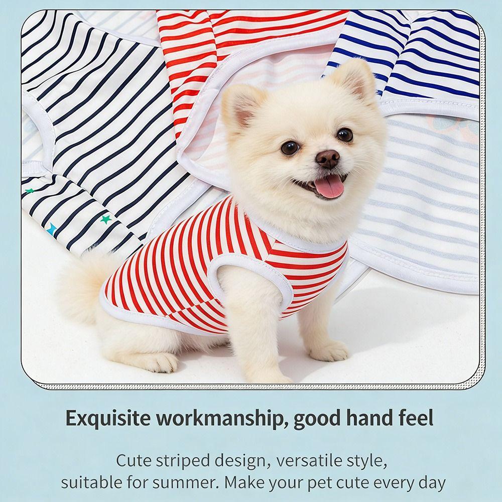 Cartoon Dog Clothes Soft Small Dogs Pullovers Cute Kitten T-shirts  for Small Medium Dog