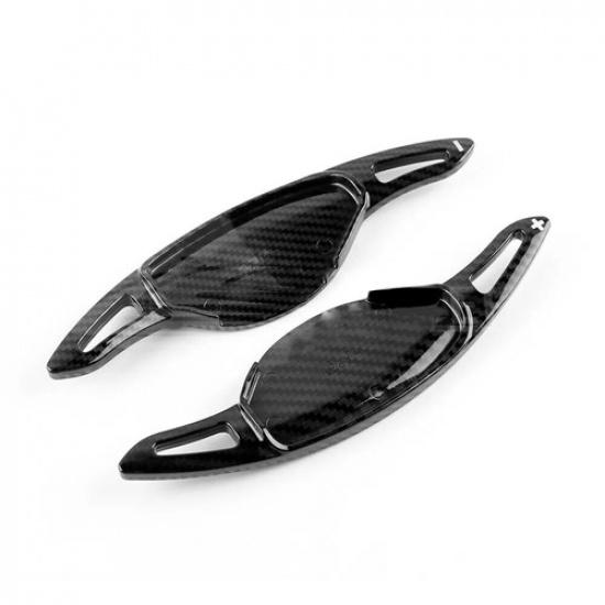 Steering Wheel Paddle Shifter Extension Carbon Texture For Infiniti QX50 Q50 Q60