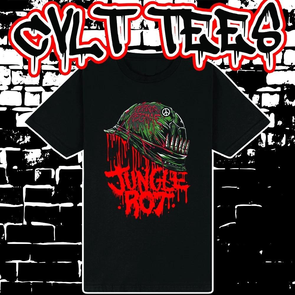 Men s and Women s T-shirts Jungle Rot style Band Tee ~ 100% Cotton XL