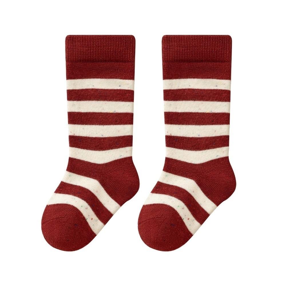 Red Compression Stocking Sweat-absorbing Princess Socks New Middle Tube Socks  Toddler Girl