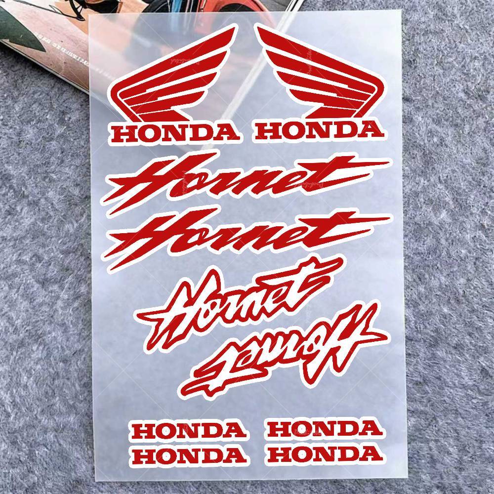 FVE1 For Honda Stickers Reflective Motorcycle Stickers, 3M Safety Warning At Night In the Dark Scooter Helmets
