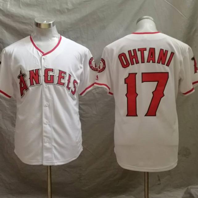 Los Angeles Angels Men's Elite Embroidered Baseball Jersey