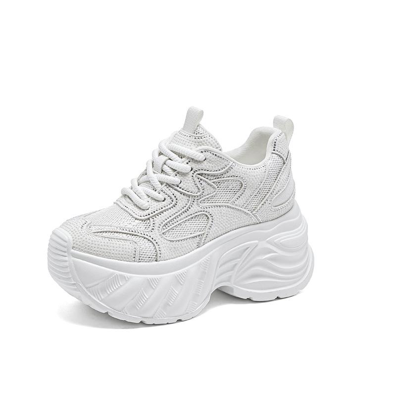 Inner Heightening Platform Dad Shoes Women's Autumn 2025 Fashion New Casual Sports Shoes High Value Explosion Super Fire