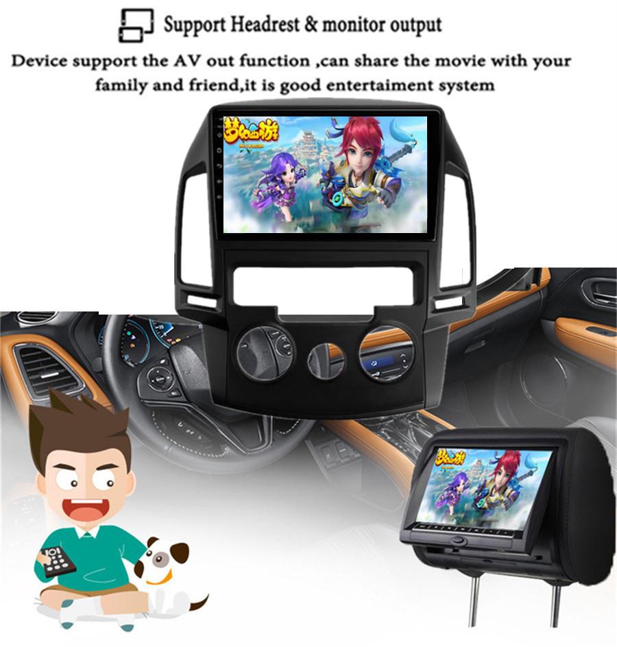 Portable Carplay Screen For --For Hyundai I30 2006-2011 Manual AC