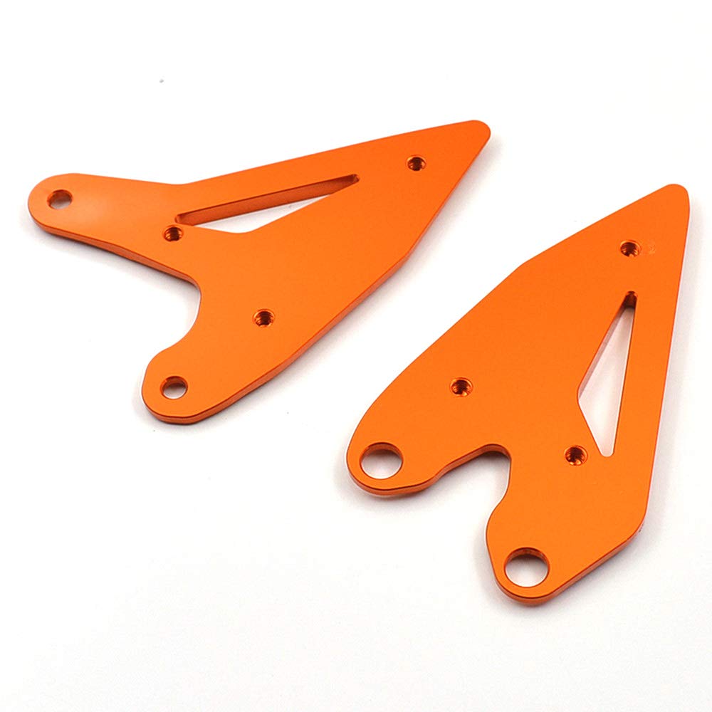 LEDISHUN Fußrasten Fersenschutz Schutz Fußraste Kompatibel mit Kawasaki