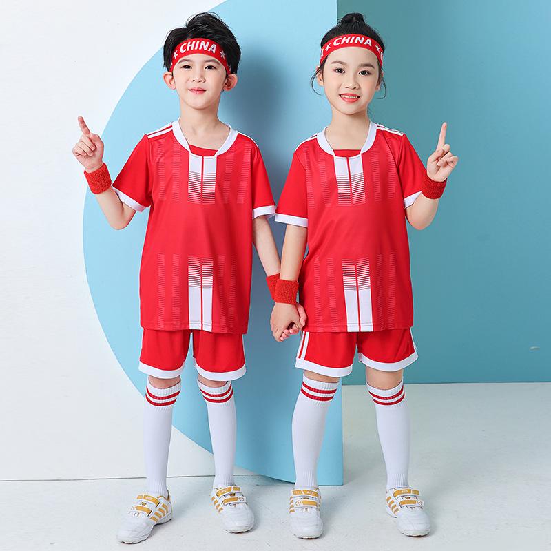 Kids' Quick-Dry Breathable Football Kit - Summer Training & Competition Uniform for Boys & Girls