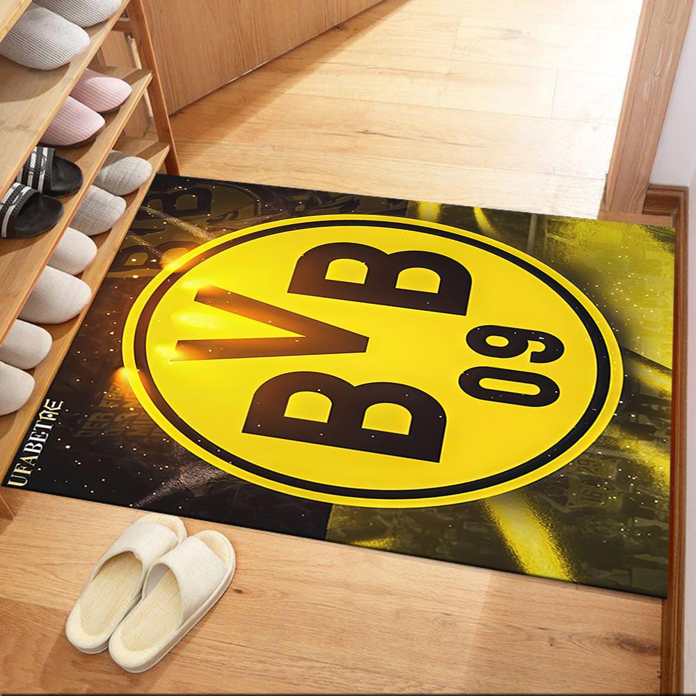 Borussia Dortmund Floor Mat Perfect For Dining Room Decorate Room Dormitory Kitchen Antislip Carpet Anime Office Decor Wedding Party Gift