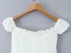 French Chic White Lace Camisole Dress: Summer Waist-Cinching Sexy Short Skirt for Women
