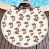 Mushroom Pattern Plant Horse Riding Printed Beach Towel Microfiber Digital Swimming Pool Beach Towel Blanket Shower Beach Towel