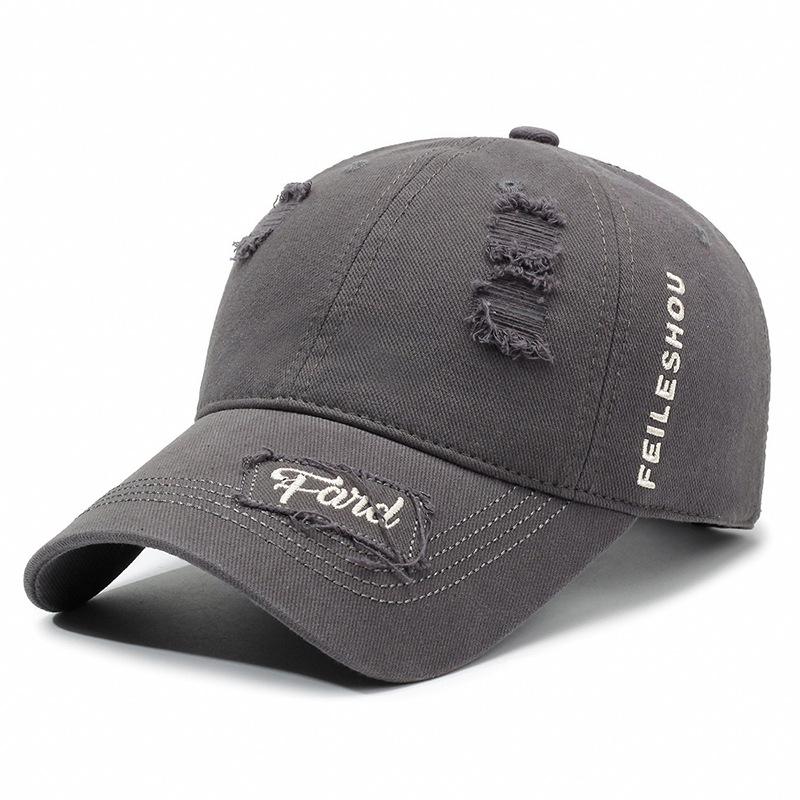 Northwood Retro Distressed Washed Baseball Cap for Men Women Fashionable Personalized Versatile Sun Protection Hat Peaked Cap