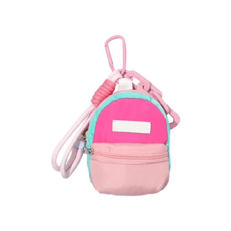 Универсальный брелок-подвеска для рюкзака, портативный миниатюрный брелок для рюкзака, стильный брелок-подвеска для путешествий и спорта розовый