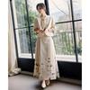 XWI New Chinese Style Brocade Jacquard Horse-Face Skirt