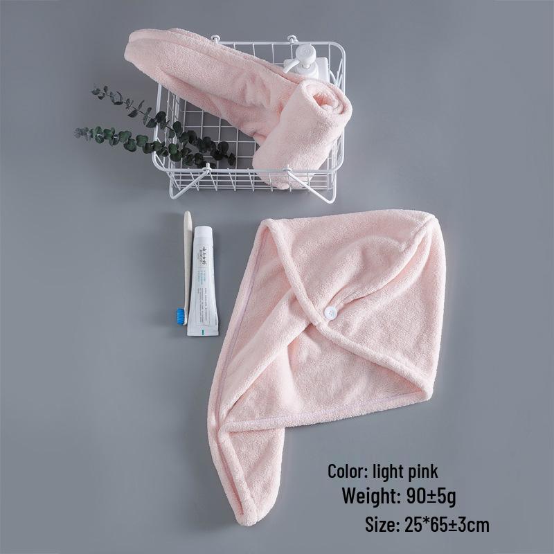 Women's Quick-Dry Coral Fleece Hair Wrap Towel