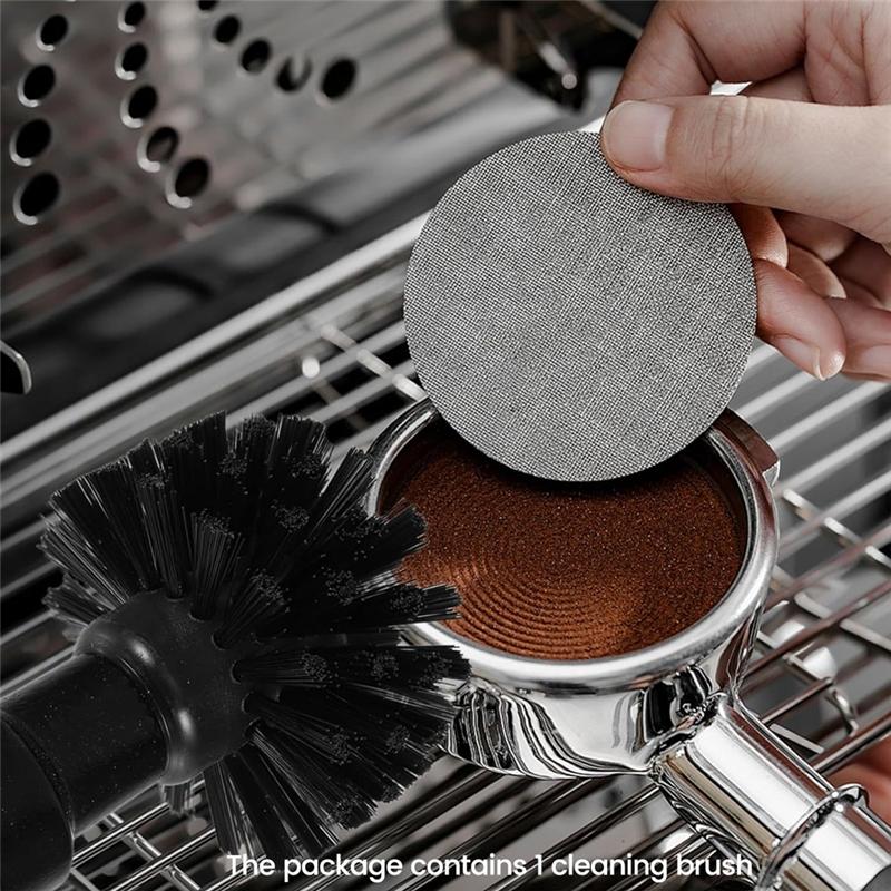 A65T-Nástroj na čištění štětce na espresso prášek Štětec na portafiltr pro kávovary 51/54 mm Kartáčky na espresso kávovar