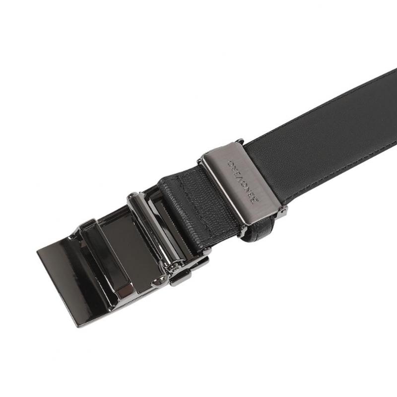 Benovero Leather Men S dreSS Automatic Belt Black 2026 SS Bmg1acb1151k1 