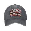 Pucca Washed Denim Cap Casual Baseball Caps Adjustable Hat Summer Unisex Baseball Hats