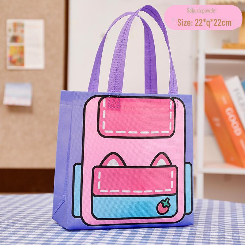 Charming Dopamine-Colored Handbag: Cute Holiday Gift & Stylish Storage for Kids