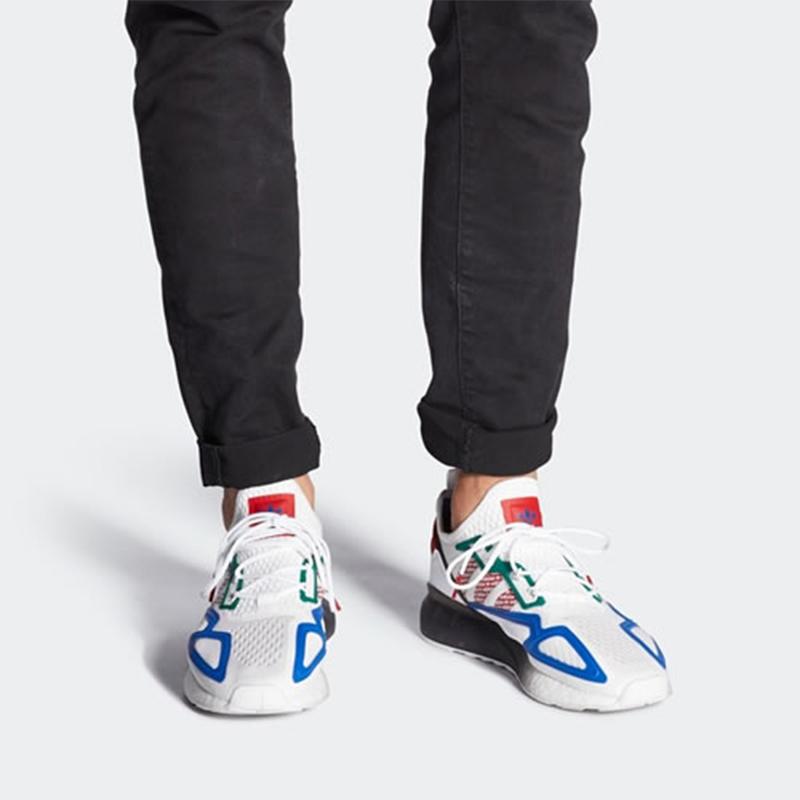 Adidas Кроссовки унисекс ZX 2K Boost с логотипом White Cloud-White