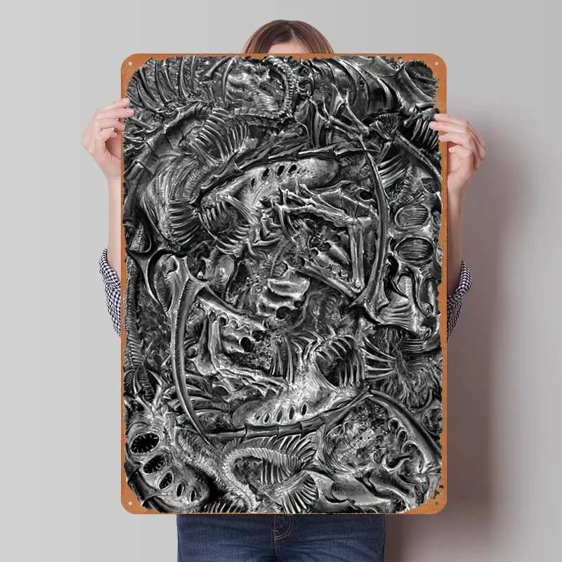 W-Warhammers Metallschild Anpassbare Spieleposter Vintage Heimdekoartikel Retro Blechschild für Gamerzimmer-Dekoration Wand