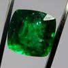 Natural Green Emerald Loose Gemstone Square Cushion Shape 6 Ct for Jewelry Making and Crafts